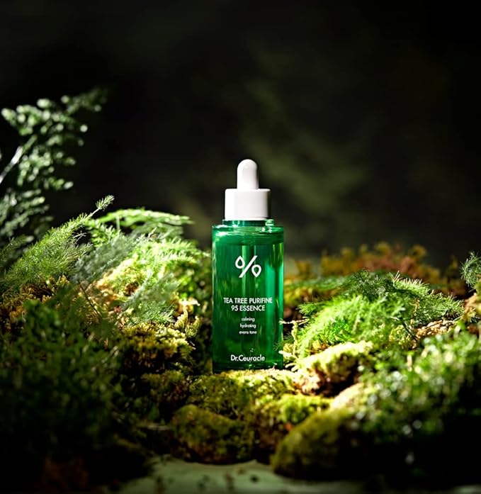Dr.Ceuracle Tea Tree Purifine Essence - Mild Facial Serum for Sensitive Skin, Redness and Sebum Reducing Korean Skin Care (50ml / 1.69 fl. oz.)