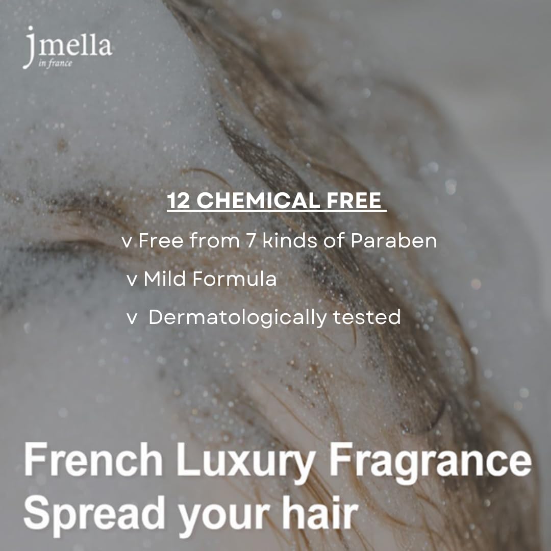 jmella IN FRANCE Disney Queen 5 Shampoo, 16.9 fl oz. made by French Perfumer-Paraben free-Strawberry leaf extract -17 types of amino acid complex