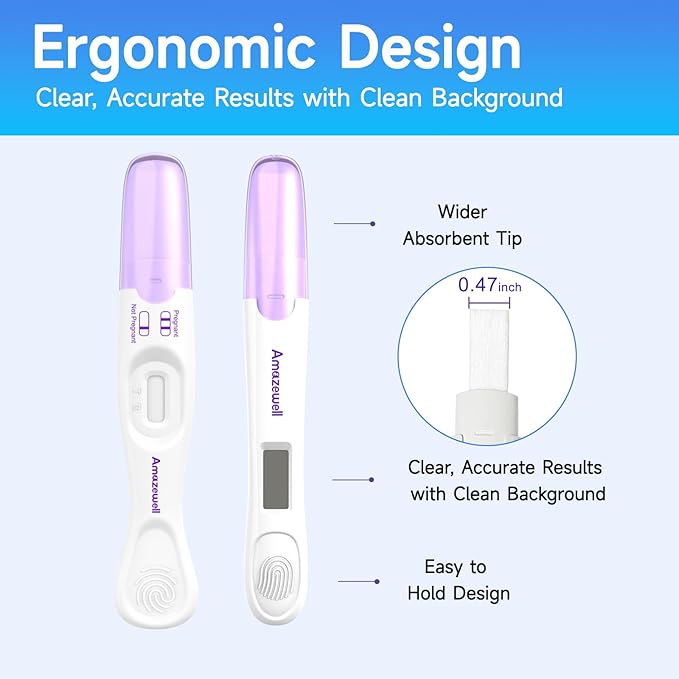 Early Pregnancy Test Kit, Early & Digital Pregnancy Test at Home, Pregnancy Tests with Cup, Fast Results, Over 99% Accuracy, 4 Tests (2 Digital+2 Early+1 Urine Cup)