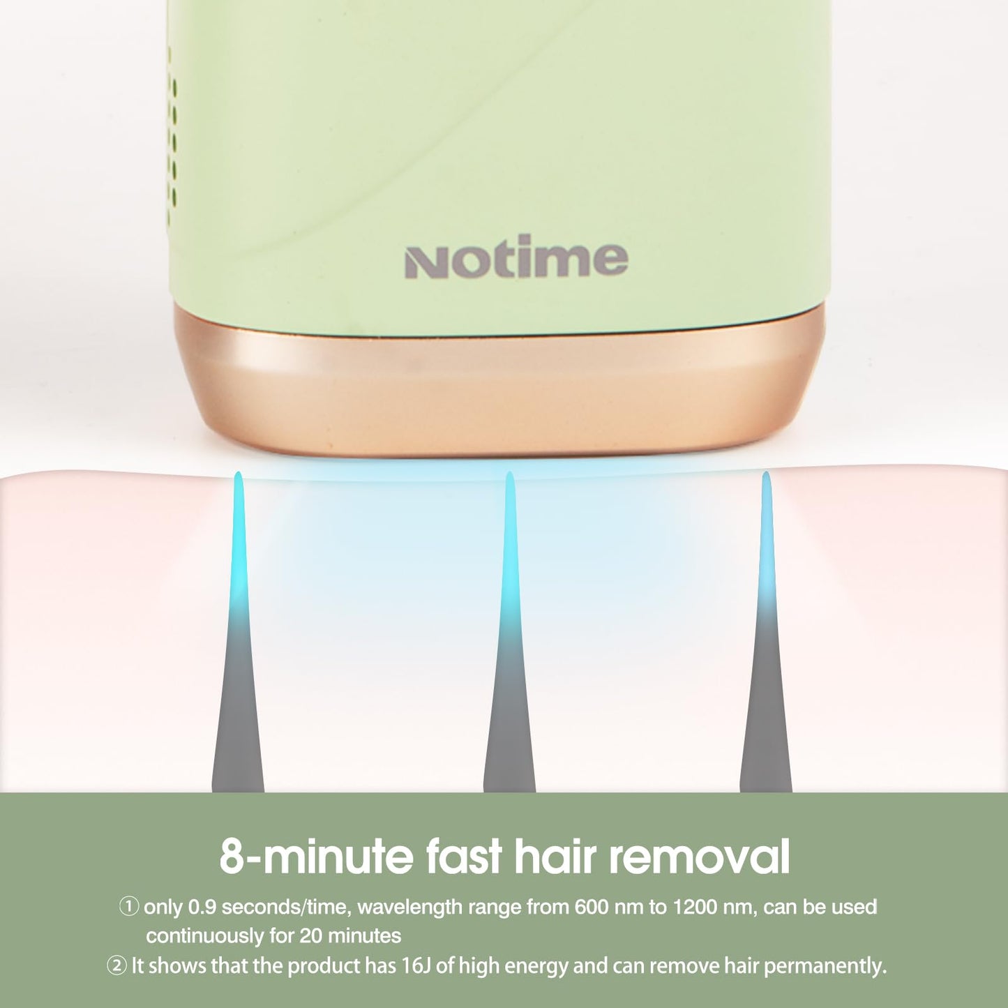 ICELADY Cooling Hair Removal Device, Hair Removal for Women and Men, Painless Permanent Hair Removal System on Full Body