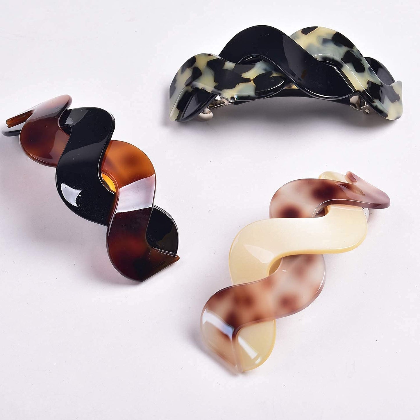 Large Hair Barrettes and Clips for Women's Thick Hair