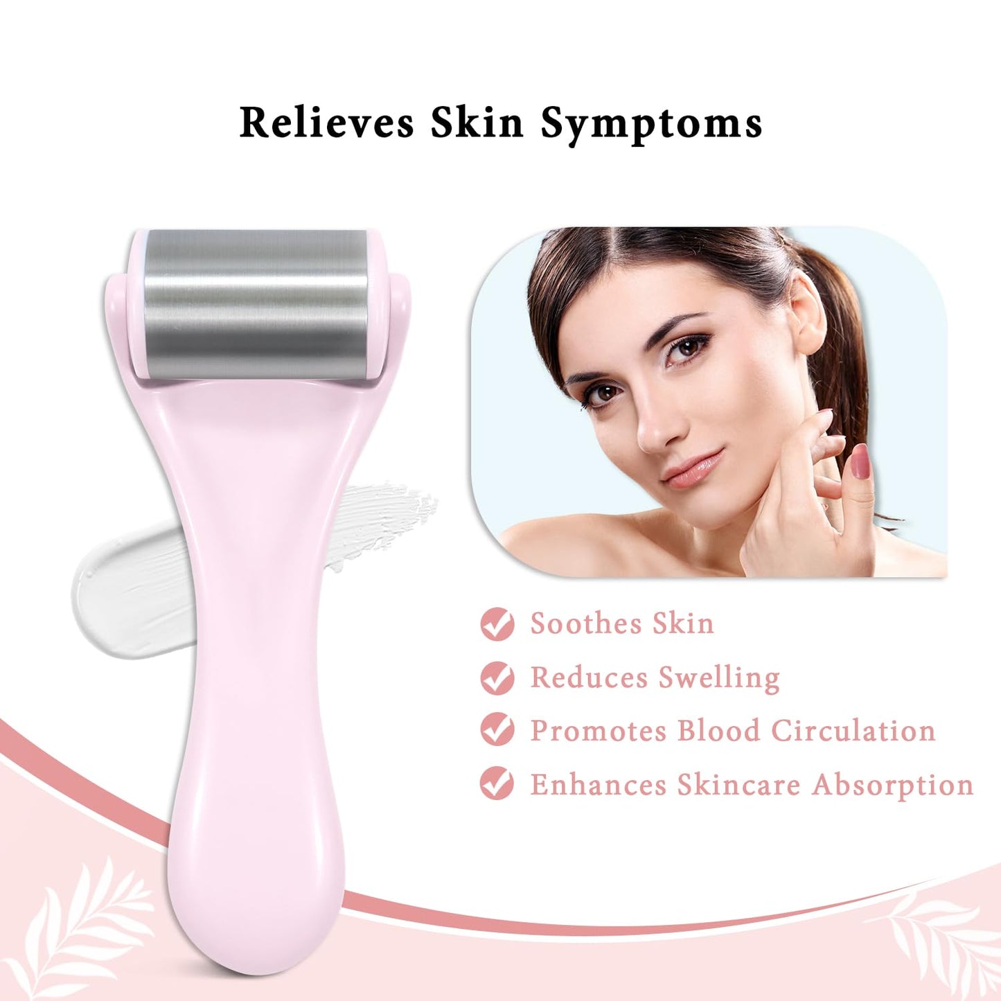 my novel things Ice Face Roller and Cold Eye Mask Compress for Eyes, Warm or Freezer Reusable for Puffiness Wrinkles Lifting Facial SPA Tool for Woman Gifting Ice Pack