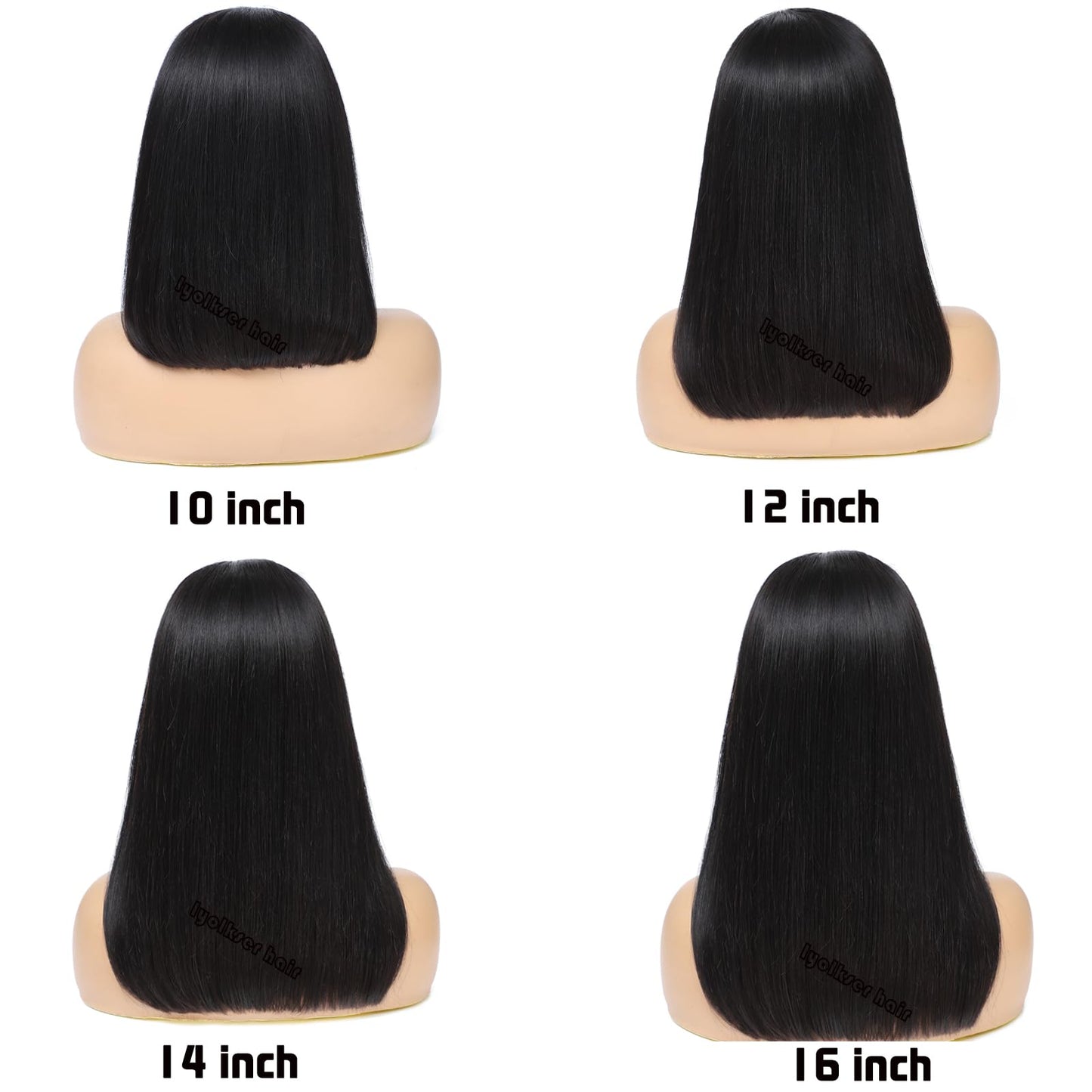 LYOLKSER hair bob wig human hair glueless wigs human hair pre plucked 13x4 lace front wigs human hair 12 inch indian remy straight hair wigs short bob wigs human hair