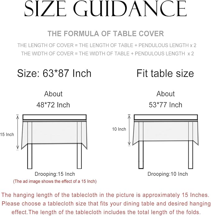 patdrea Designer Green Rectangle Tablecloth,Framhouse Vintage French Violets Pattern Tablecloths,Elegant Floral Table Cover Decor for Kitchen Dining Christmas,Party,Thanksgiving,63"x87"-Tara a