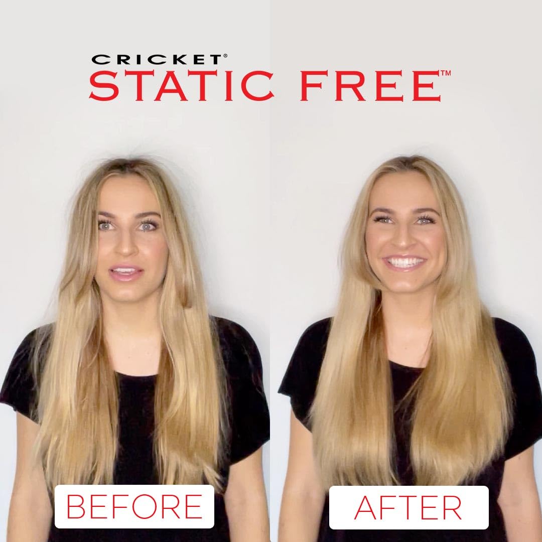 Cricket Static Free #53 2" Thermal Seamless Ceramic Barrel Hair Brush for Blow Drying Styling All Hair Types