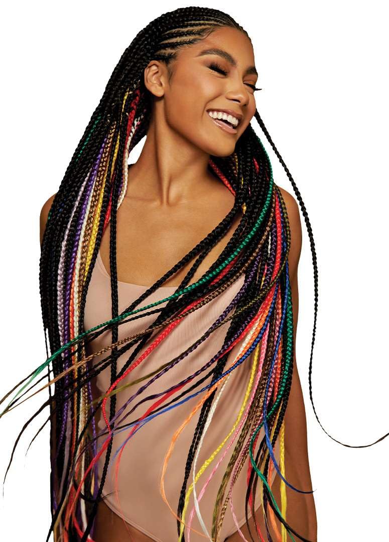 [3 PACK DEAL] Outre X-PRESSION Ultra Braid Pre-streteched Braid 42" 3X (3 Packs, 2)
