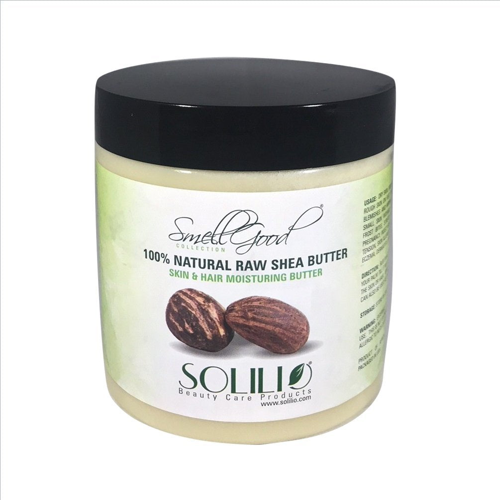 SmellGood - African Shea Butter Pure Raw Unrefined Ivory **Doubled Filtered** (8oz)