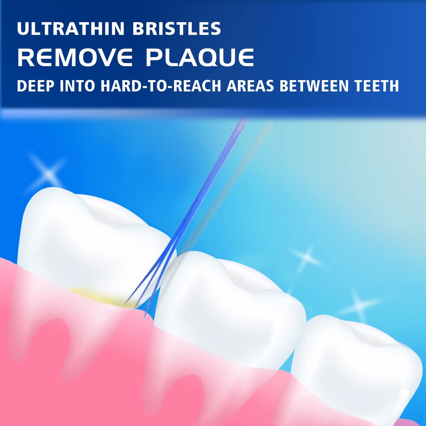 Whuppsi Replacement Toothbrush Heads Fit for Oral B Electric Toothbrushes, 4PCS, Soft Ultrathin Bristles for Pro Gum Care, Refills for Braun Model 3756 3757 3744 3765 3738 4729 4739