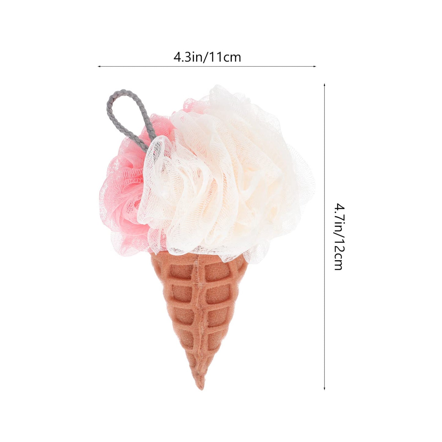 FRCOLOR 1pc Bath Ball Bath Supplies Cute Shower Sponge Bath Wash Bathroom Loofah Sponge Bath Mesh Pouf Shower Foaming Tools Sponge Shower Pouf Shower Towels or Child Clean