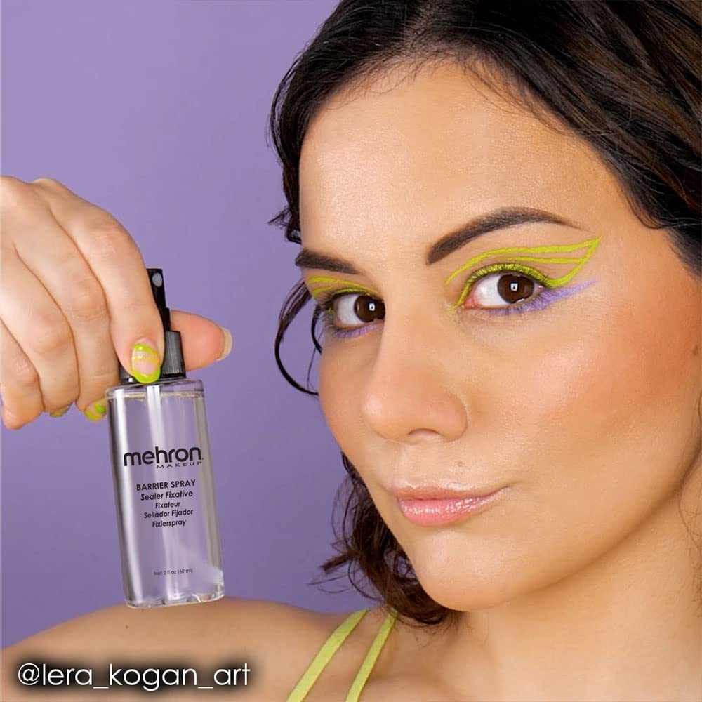 Mehron Makeup Barrier Spray | Makeup Setting Spray for Face 2 fl oz (60 ml)