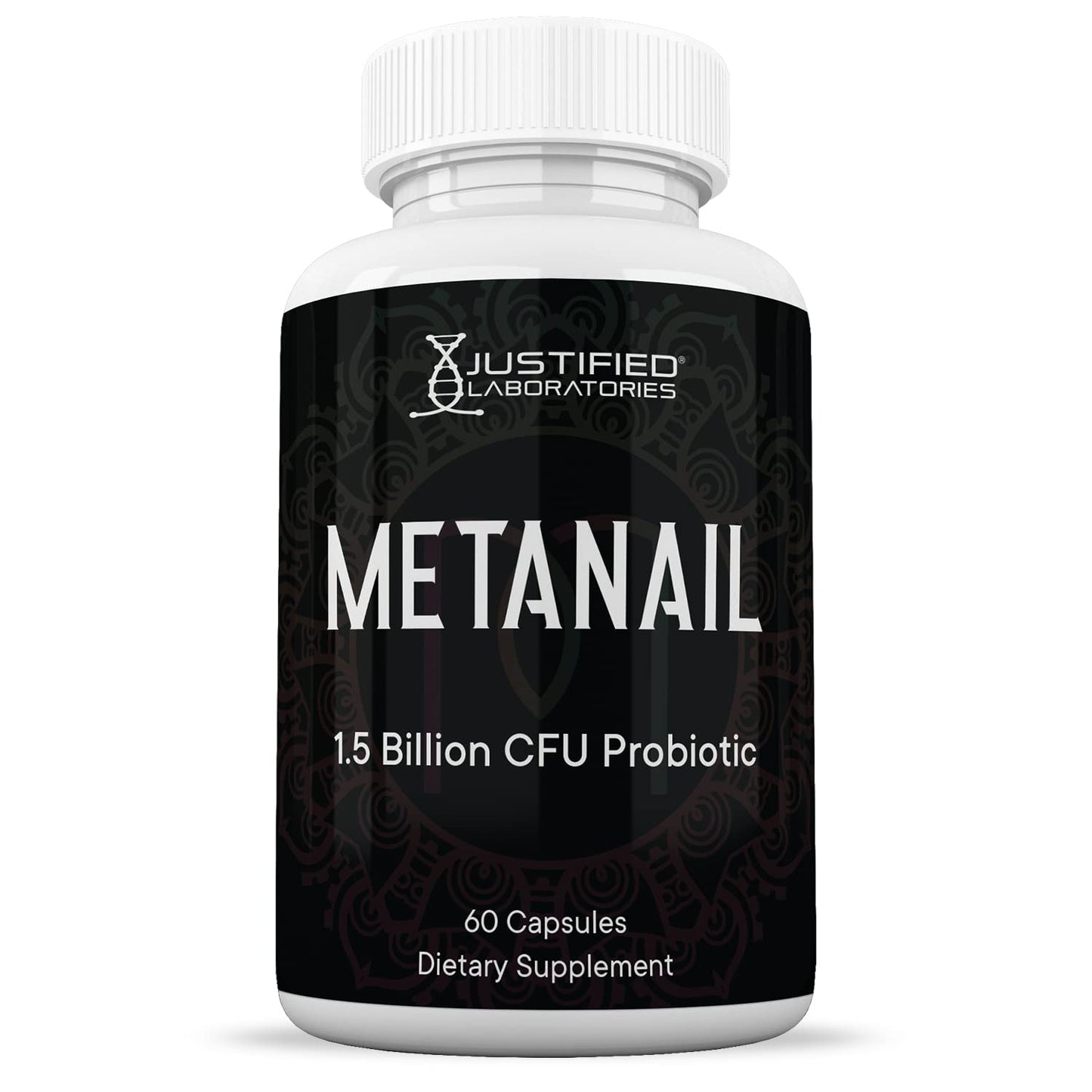 Justified Laboratories (5 Pack) Metanail 1.5 Billion CFU Probiotic Nail Support 300 Capsules