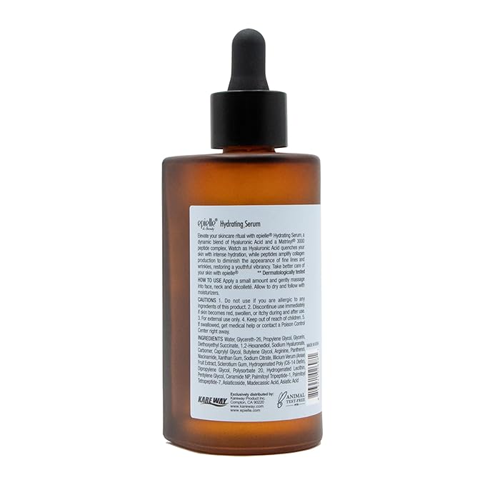 Epielle Complex Niacinamide 10% + Peptides Serum 3 fl.oz, Glowing and Firming Formula for Uneven Tone & Enlarged Pores, Anti-Aging for Face, Korean Skin Care (Hyaluronic + Peptides Serum)