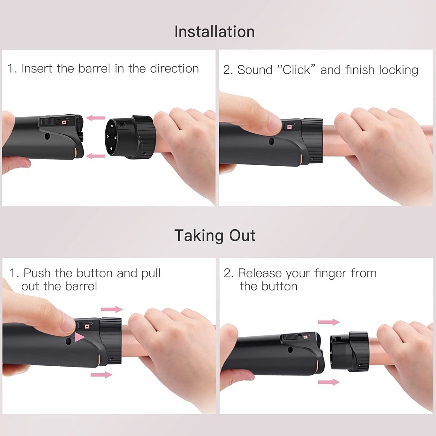 Curling Wand Set 2 Pack