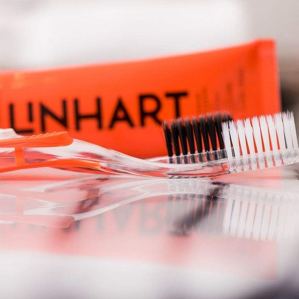 LINHART Extra Soft Toothbrush – Teeth Whitening Toothbrush with Multi Length Bristles, 4 Pack