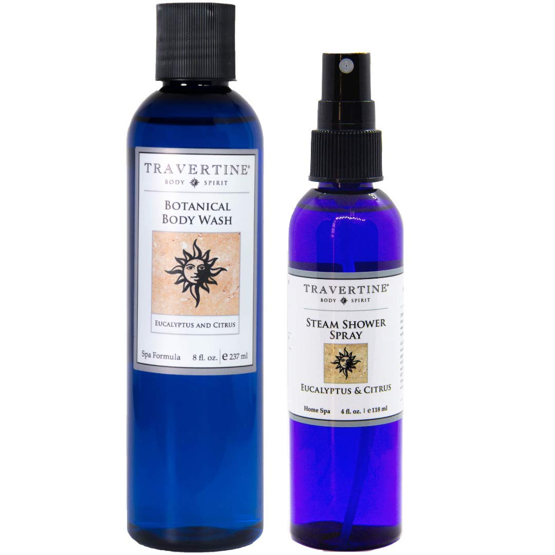 Extraordinary Shower Duo | Eucalyptus & Citrus Body Wash & 4 oz. Steam Shower Spray