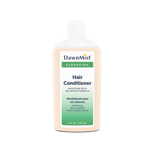 Dukal Dawn Mist Hair Conditioner with Dispensing Cap, 8 oz. Bottle (Pack of 48) -HC08
