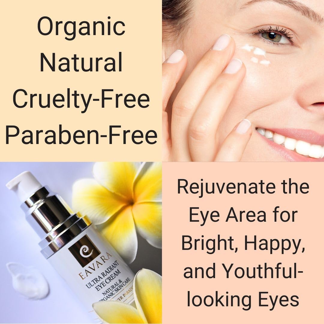 Organic Retinol Night Cream, Anti Aging Eye Cream, and Daily Moisturizer Cream