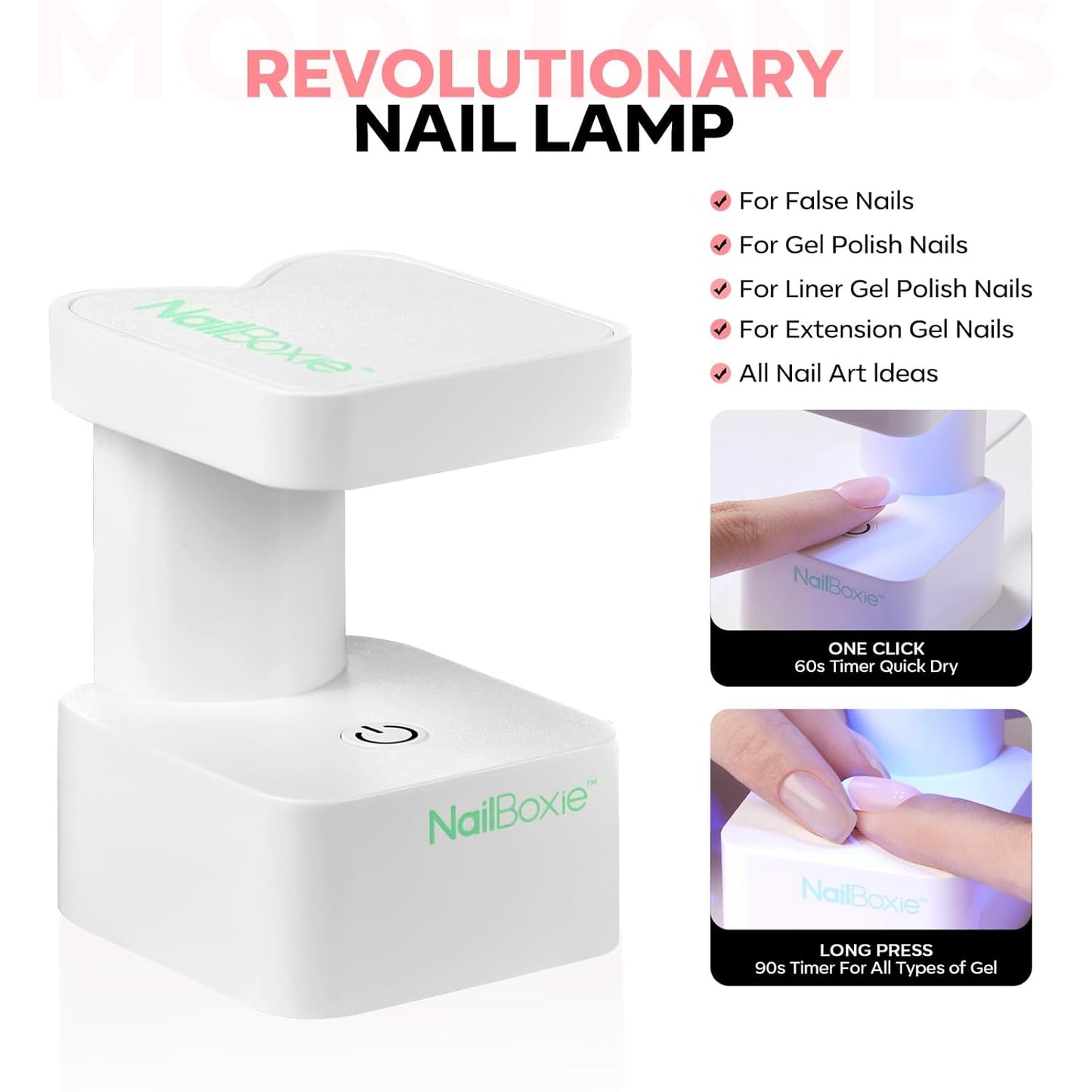 Gel Nail Kit, Top Coat, Nail Builder Gel and Nail Glue for Nail Tips, Press On Nails Kit with LED Light, 150 PCS Long Pink Square, 15 Sizes French Tip Press on Nails