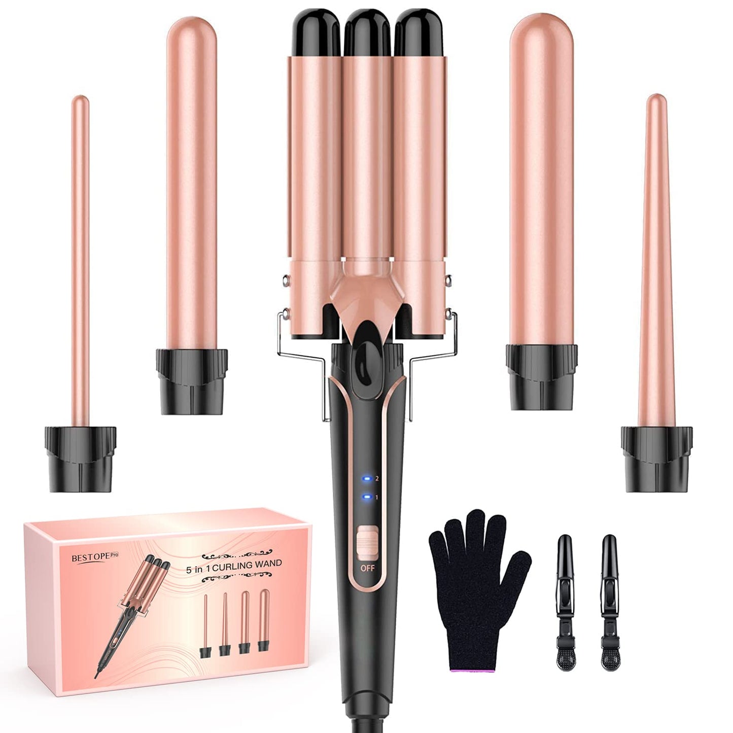 Curling Wand Set 2 Pack