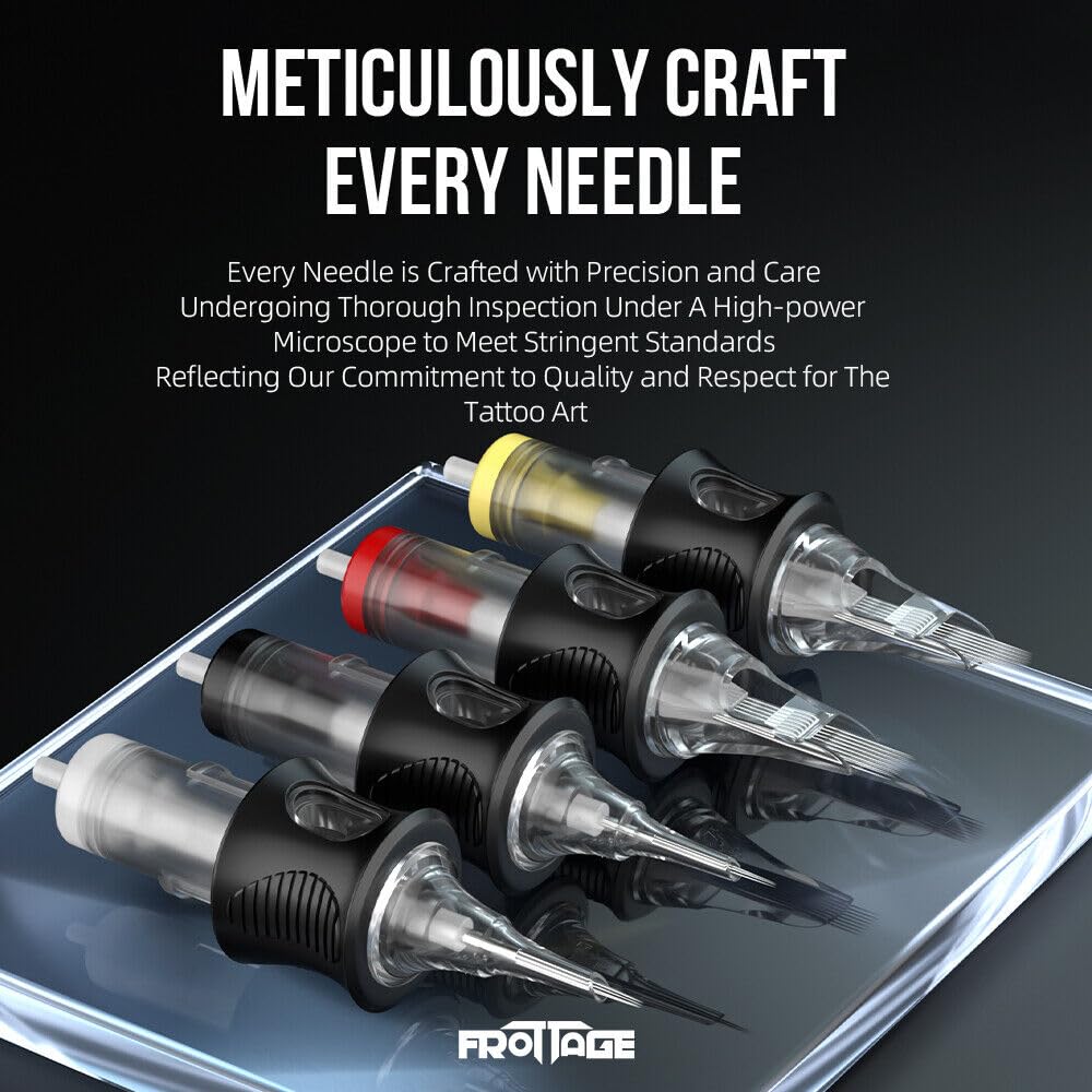 DGT FROTTAGE Tattoo Cartridge Needles 16PCS Pack (1209 Round Mag/Curve Mag)