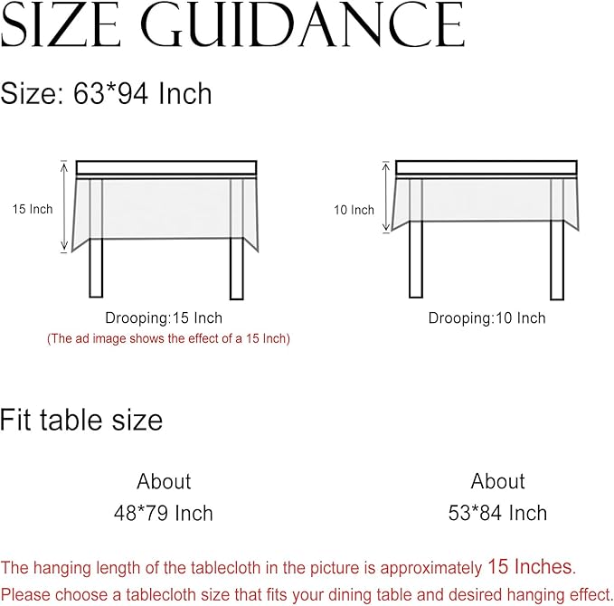ISAENNE Designer French Pale Yellow Long Tablecloth Rectangle,Linen Floral Table Cloth,Wrinkle Resistant Decor Tablecloths for Dining Thanksgiving Banquet Kitchen Party,63"*94"-Estevan A
