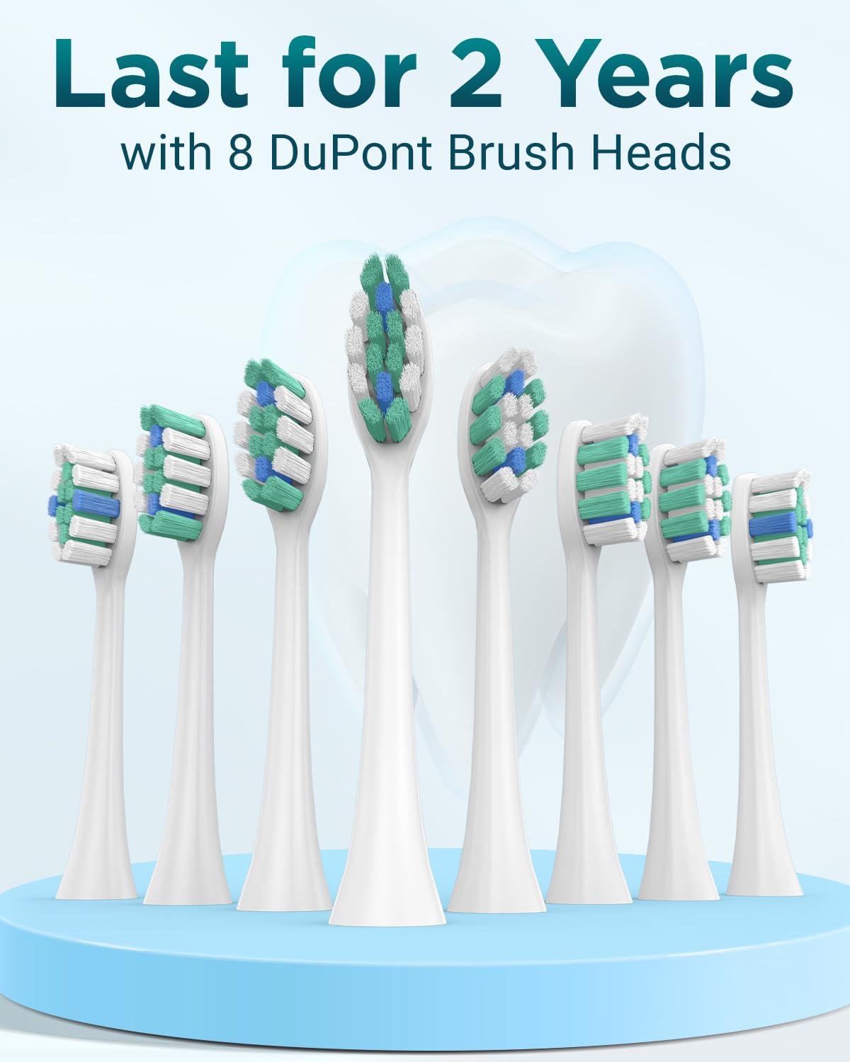 Rtauys S5 Sonic Electric Toothbrush for Adults with 8 Brush Heads, IPX7 Travel Electric Toothbrush with Travel Case, 2.5 Hours Charge for 120 Days, 5 Modes with 2 Minutes Built in Smart Timer Purple