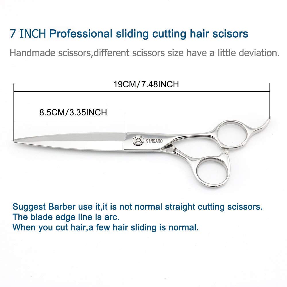 7 INCH barber scissors hair cutting scissors sliding cutting scissors 5.75 INCH hair thinning scissors thinning shears Kinsaro