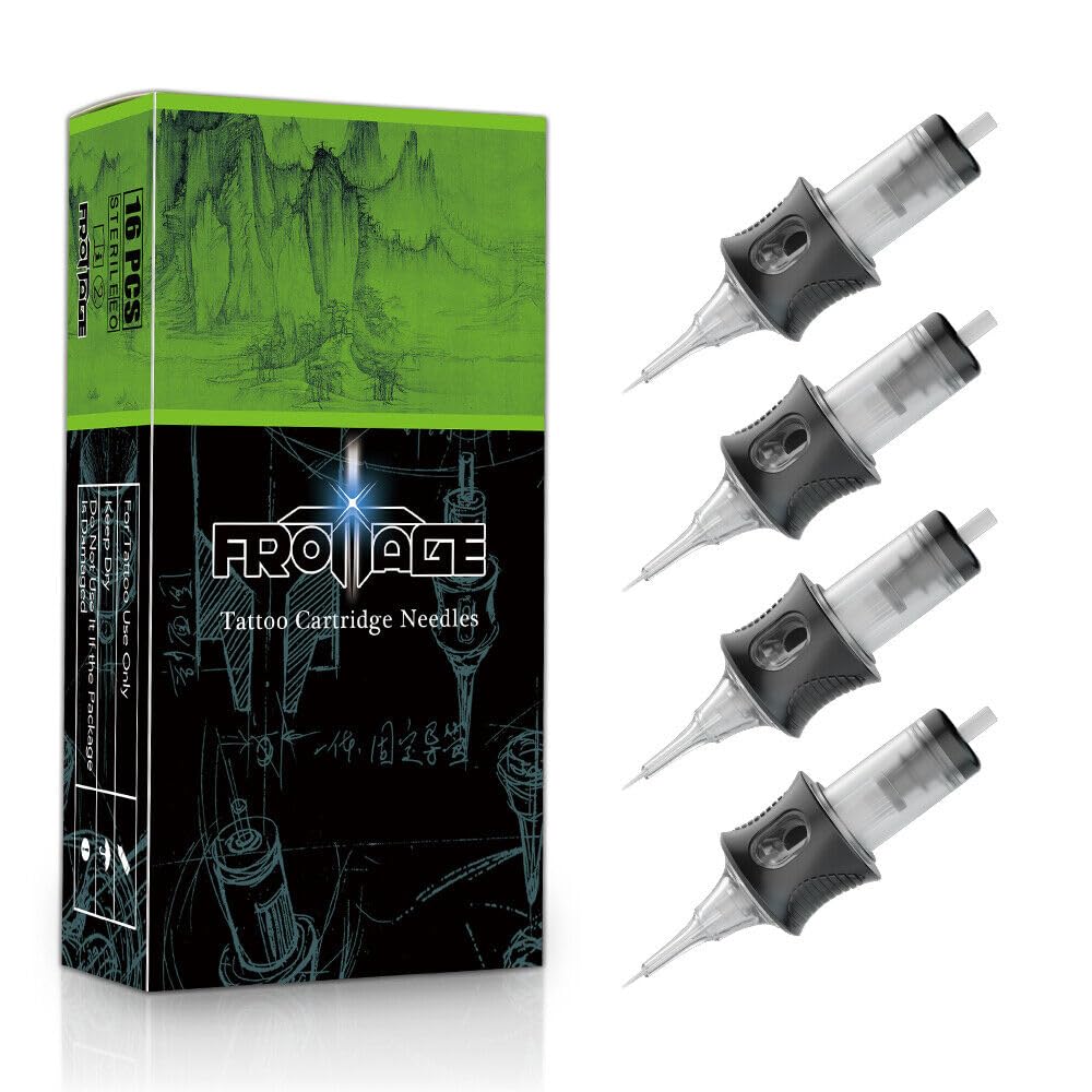 DGT FROTTAGE Tattoo Cartridge Needles 16PCS Pack (1209 Round Mag/Curve Mag)