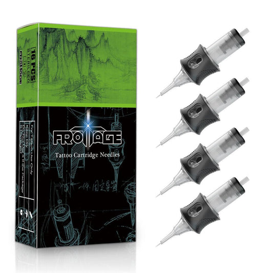 DGT FROTTAGE Tattoo Cartridge Needles 16PCS Pack (1209 Round Mag/Curve Mag)
