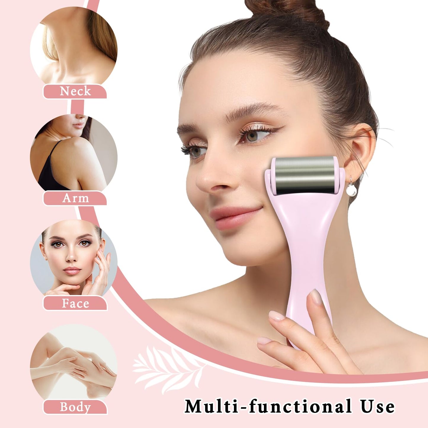 my novel things Ice Face Roller and Cold Eye Mask Compress for Eyes, Warm or Freezer Reusable for Puffiness Wrinkles Lifting Facial SPA Tool for Woman Gifting Ice Pack