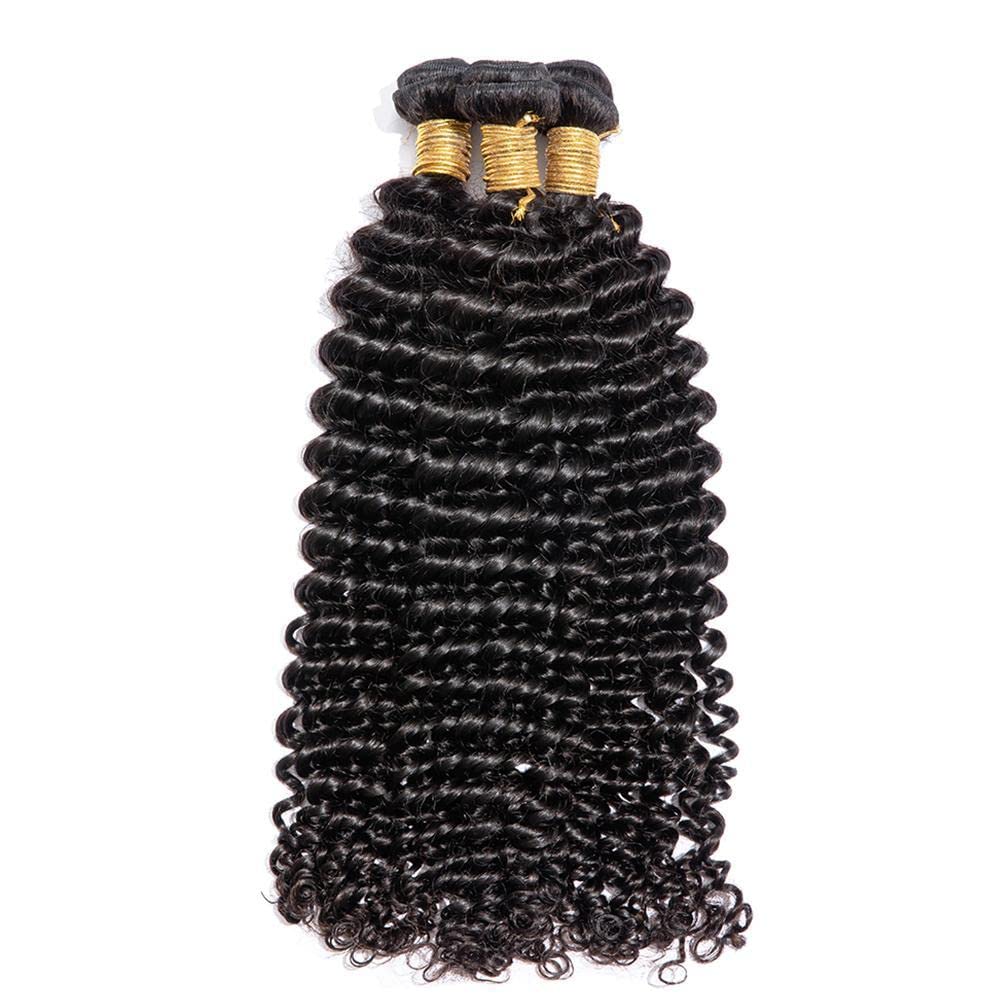 Loose Deep Wave Bundles Human Hair 8A Grade Unprocessed Brazilian Human Hair Weave Extensions Double Weft Remy Hair Wet and Wavy Bundles Soft and Silky for Black Women (22 22 22 inch,3 Bundles)