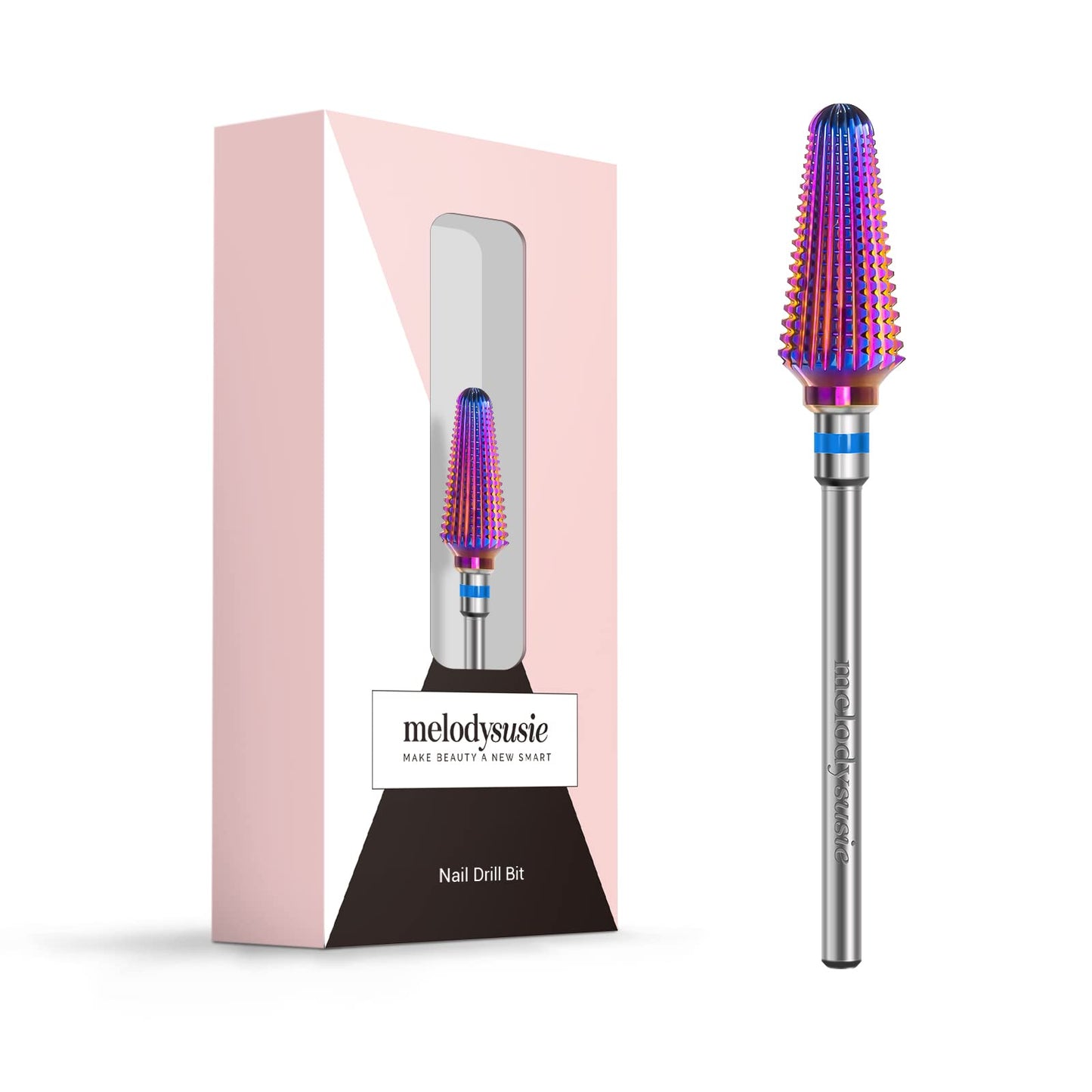MelodySusie Professional Rechargeable 30000 RPM Nail Drill and Professional Tornado Nail Drill Bits