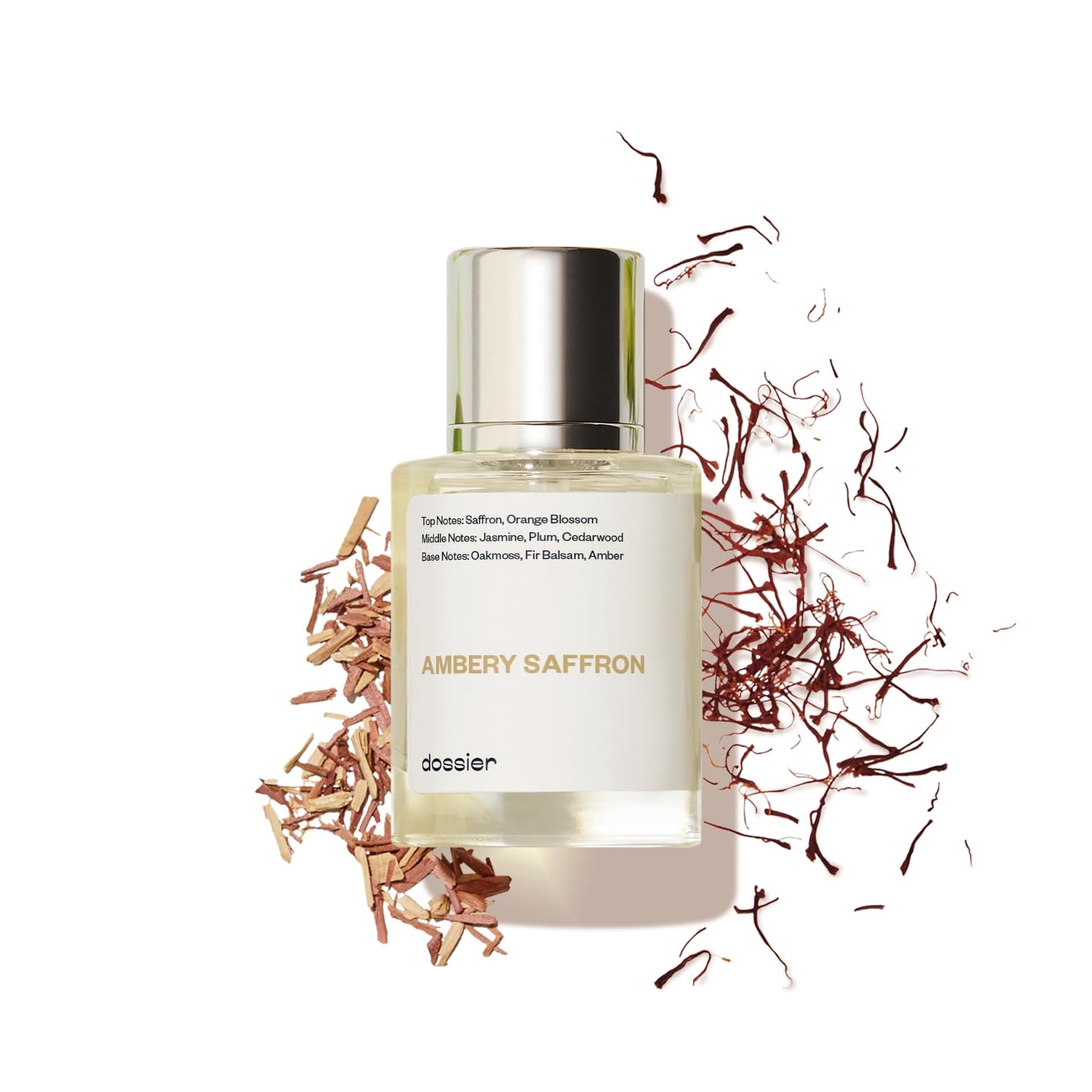 Dossier - PACK of 2 - Eau de Parfum - Floral Marshmallow (1.7 Fl Oz) - Ambery Saffron (1.7 Fl Oz) - Perfume Luxury - Pure Infused - Paraben Free - Vegan - Feminin - For Women