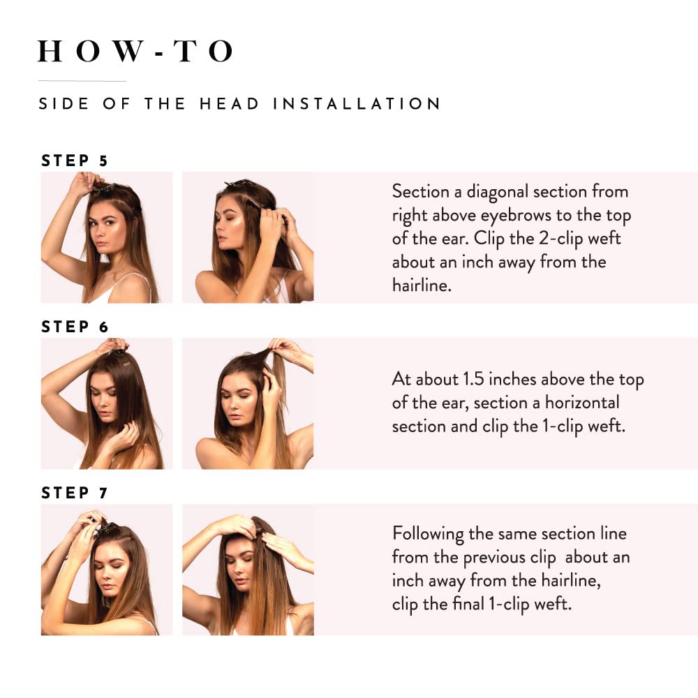 Clip-In Hair Extension Set by Joi Hair, Clip Sewn Machine Weft, Premium Remy Human Hair, Full Set for Full Head, 120g, 160g, 220g 20" (160 Grams Joi Fuller for Medium Density, #826 Baby Ash Blonde)