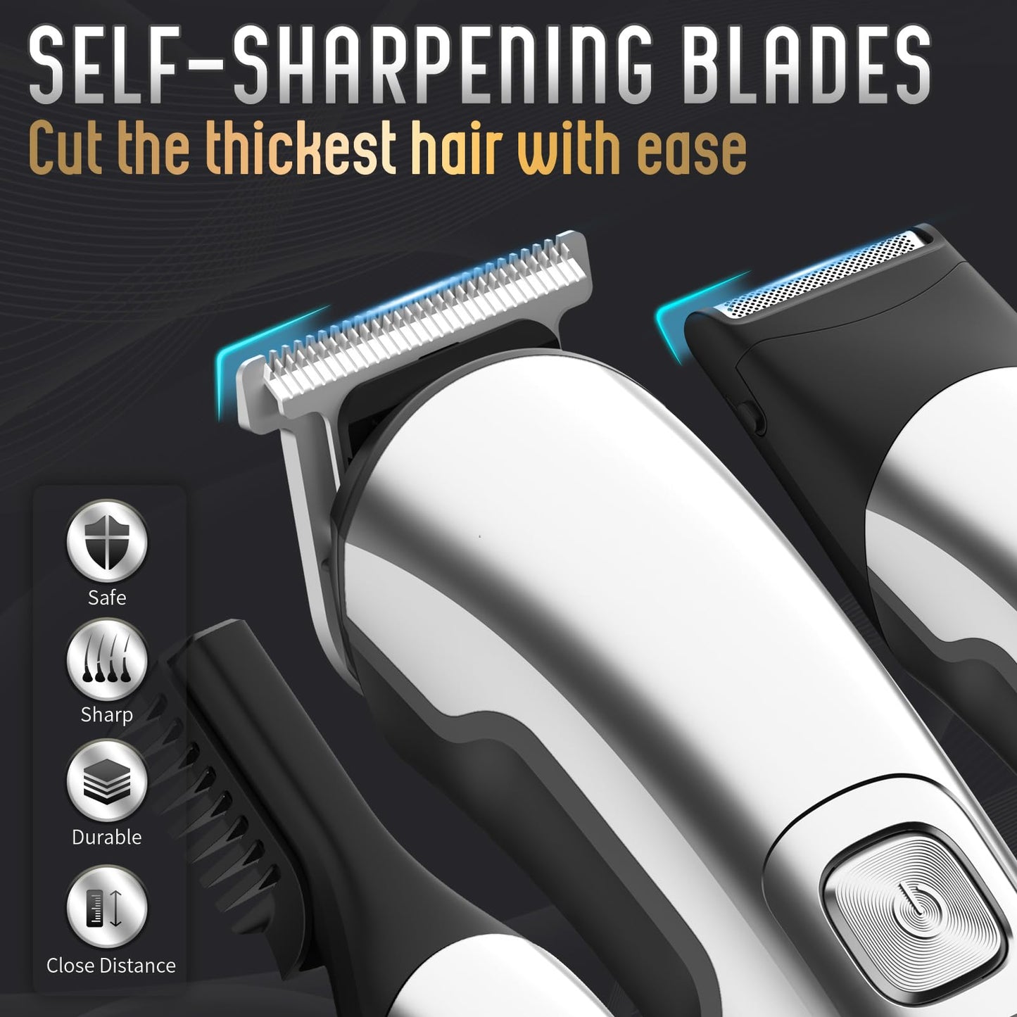 Ufree Beard Trimmer for Men, Electric Razor, Nose Hair Trimmer, Cordless Hair Clippers Shavers for Men, Gifts for Men