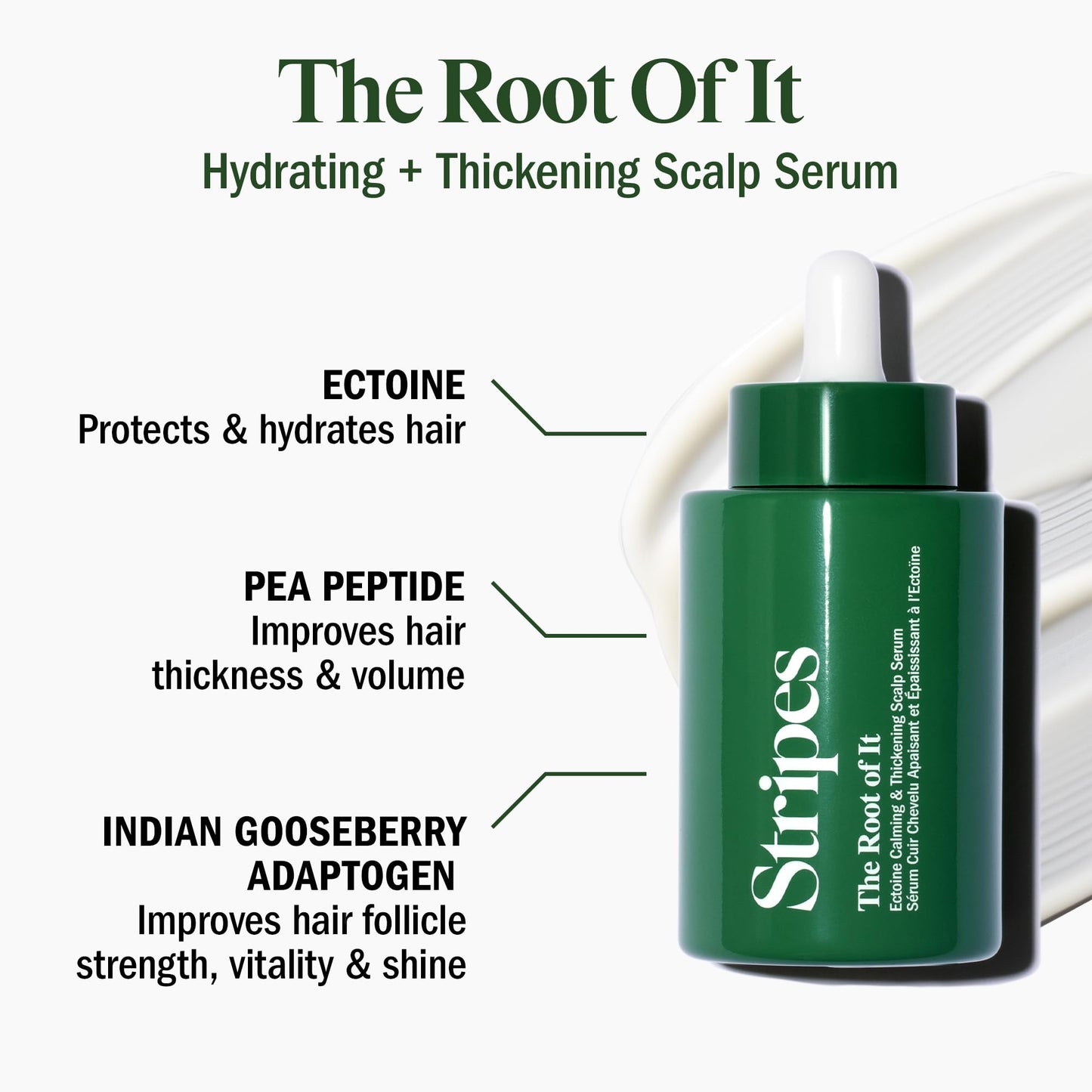 Stripes Naomi Watts Helping Strands Bundle Scalp Serum Hair Thickening Mask Full Size Improves Hair Density And Thickness Creates Shine