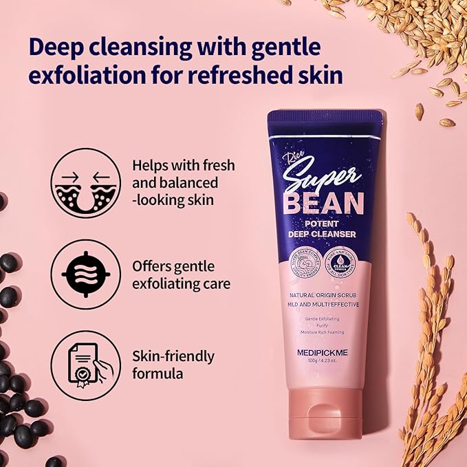 Rice Face Wash Creamy Foam Hydrating Cleanser