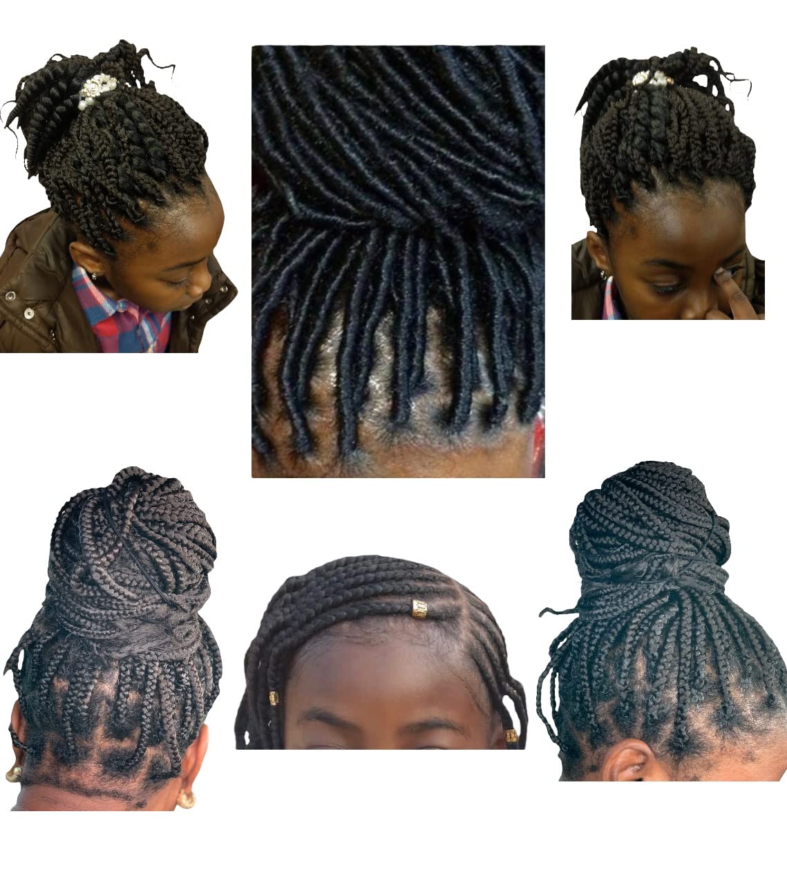 Maradek 100% Acrylic Brazilian Wool Yarn 70g Fiber for Hair Crochet/African Weave/Knitting/Dreadlock Extensions/Twists and More (4 Pack, Ginger)