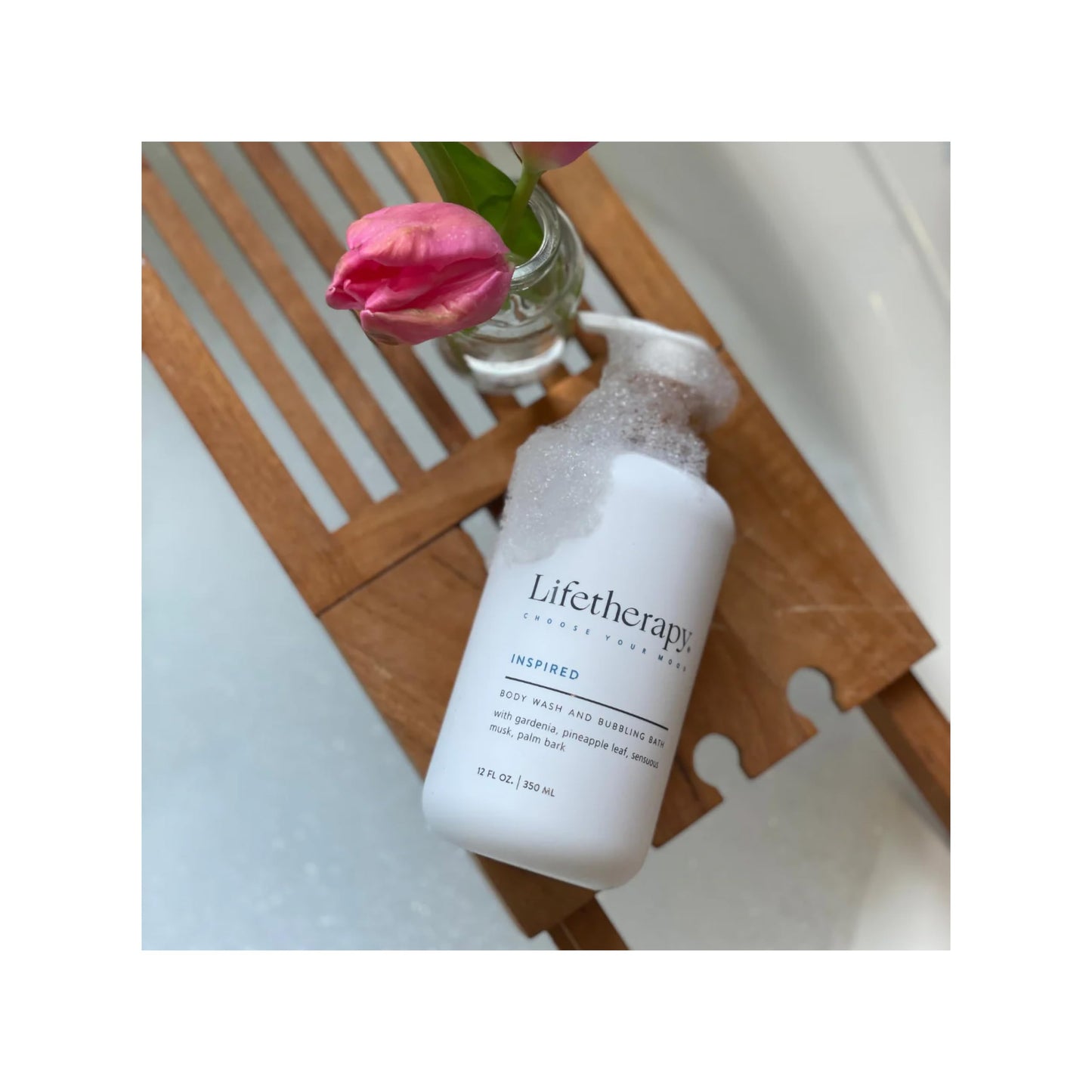 Lifetherapy Inspired, Made For All Skin Types, Nourishing, 12 Ounce, Multiuse Liquid Soap, Body Wash, Bubble Bath, Pack of 2