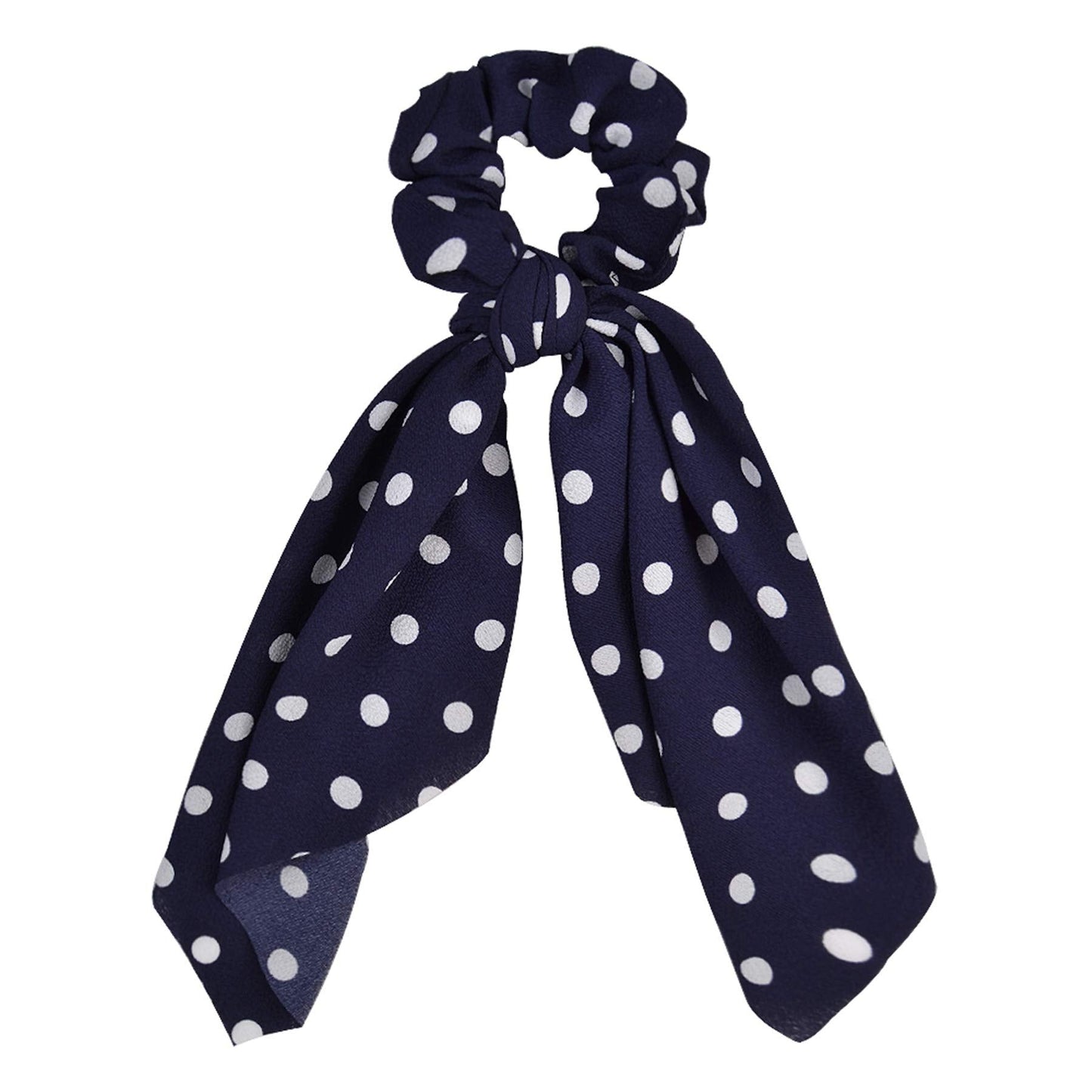 50s hair accessories,Hair Scarf Hair Scrunchies Ribbon Scrunchie,Ponytail Scarf Scrunchies for Women Girls.(LDZ45-A)