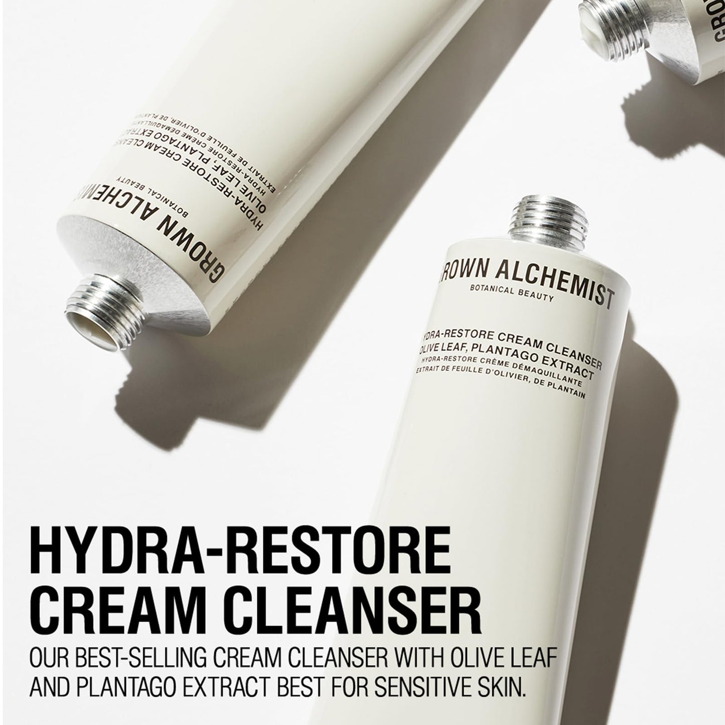 Grown Alchemist - Double Cleanse Bundle Kit: Hydra-Restore Cream Facial Cleanser and Gentle Facial Cleanser with Bergamot & Rosebud