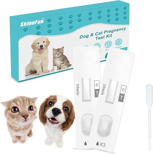 Dog & Cat Pregnancy Test Kit at Home,Dog Urine Test - Urine-Based, 98.8% Accurate, 10-Minute Results, Painless(1 PCS)
