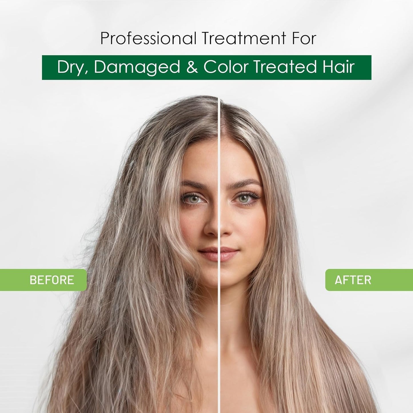 Herbishh C2 Combo (Color + Condition) with Light Brown Hair Color Shampoo Pack of 2 (400ml) + Hair Mask 150gm - Hair Dye Shampoo for Grey Hair | Gift Set for Parents, Men and Women |