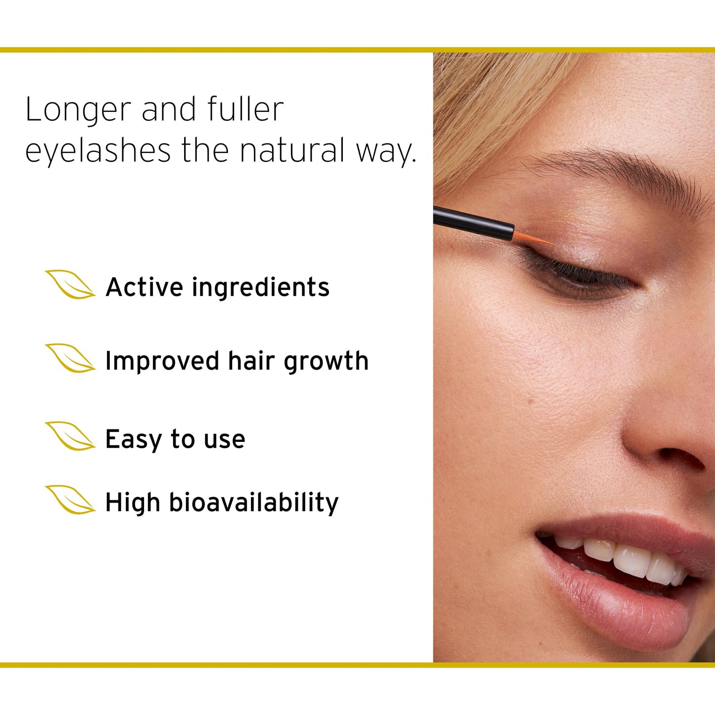 Nutralash Eyelash Formula - Eyelash Serum for Longer Eyelashes in Just 6-8 Weeks I Lash Serum I Eyelash Growth Serum I Made in Germany I 3ml