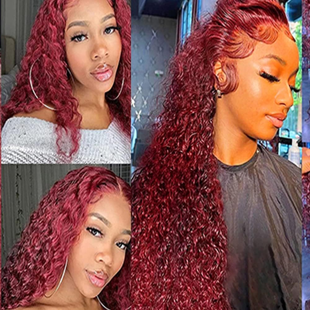 Rosmontis 99j Brazilian Yaki Straight Human Hair 3 Bundles With Closure Yaki Human Hair 4x4Closure 100% Virgin Kinky Straight Virgin Hair Extensions (10-12-14Inch with 10Closure)