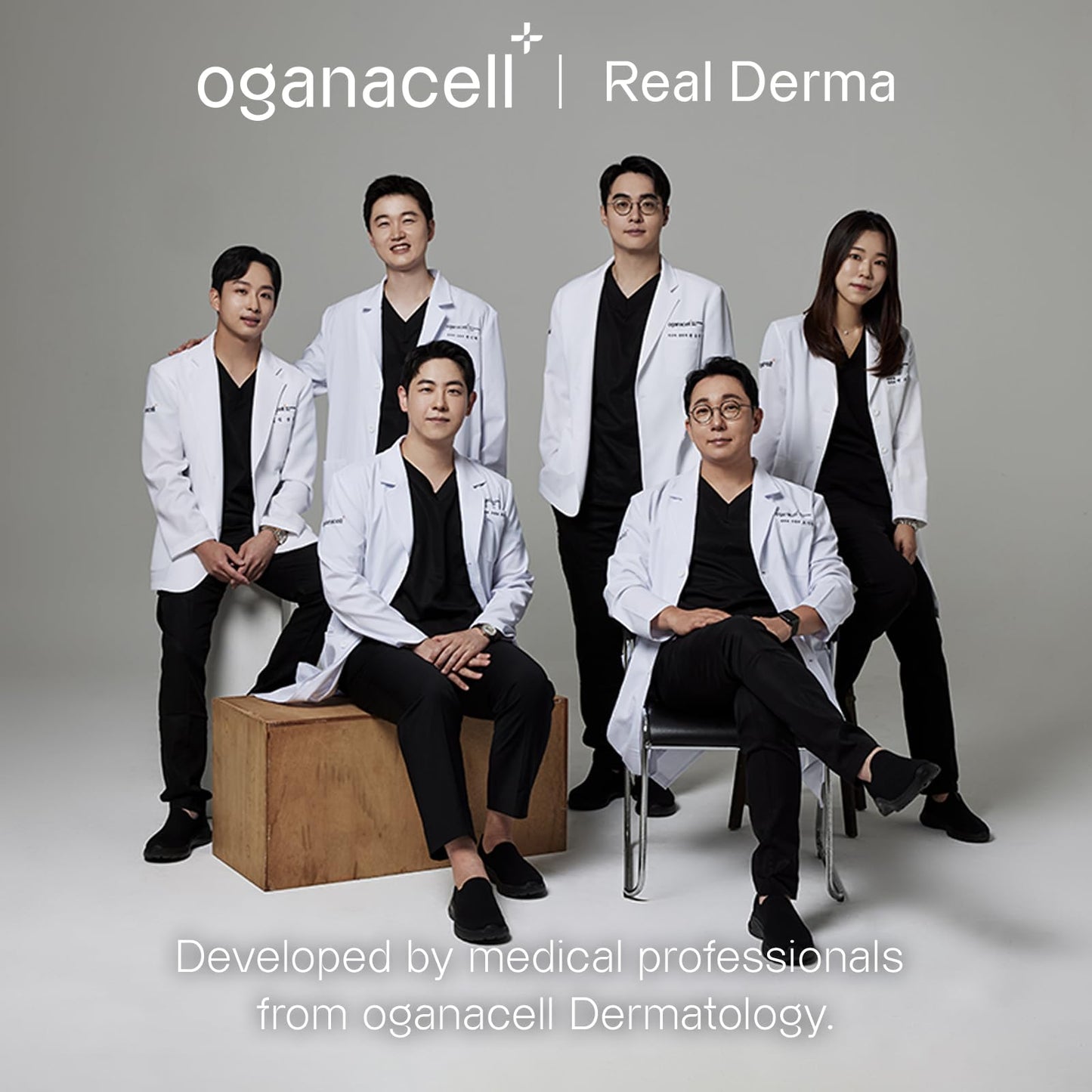 OGANA CELL Oganacell Peptide Recovery Mask with Cica and Rose Water | Soothing Sheet Mask with Antioxidants for Sensitive Skin | 7 Count