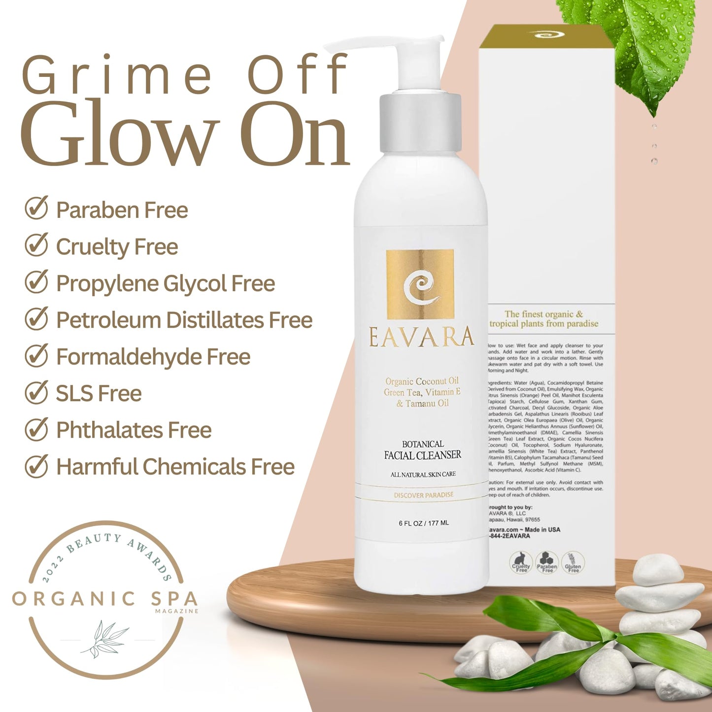 Organic Ultra Face Moisturizer, Natural Facial Cleanser and Retinol Night Cream