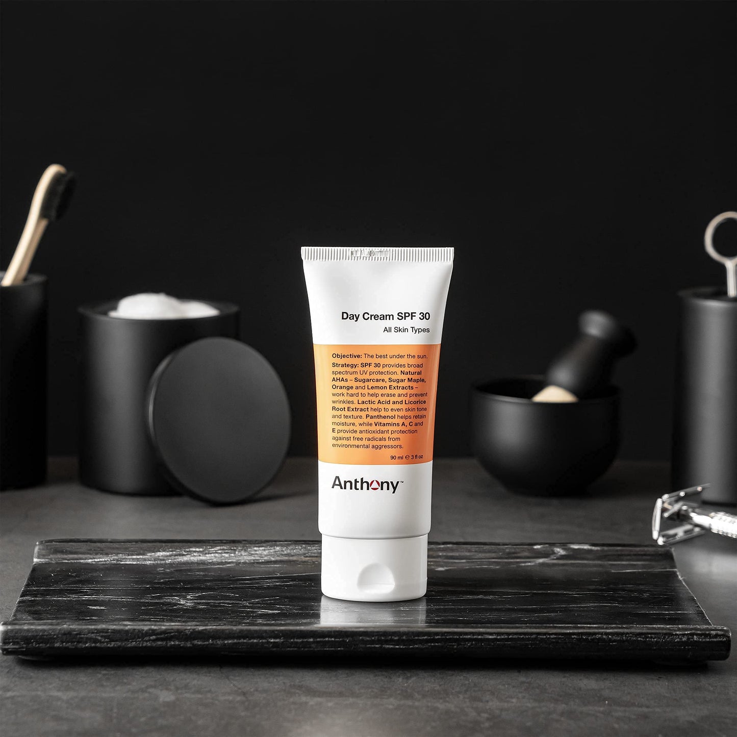 Anthony Oil Free Facial Lotion, 3 Fl Oz Day Cream SPF 30, 3 Fl Oz
