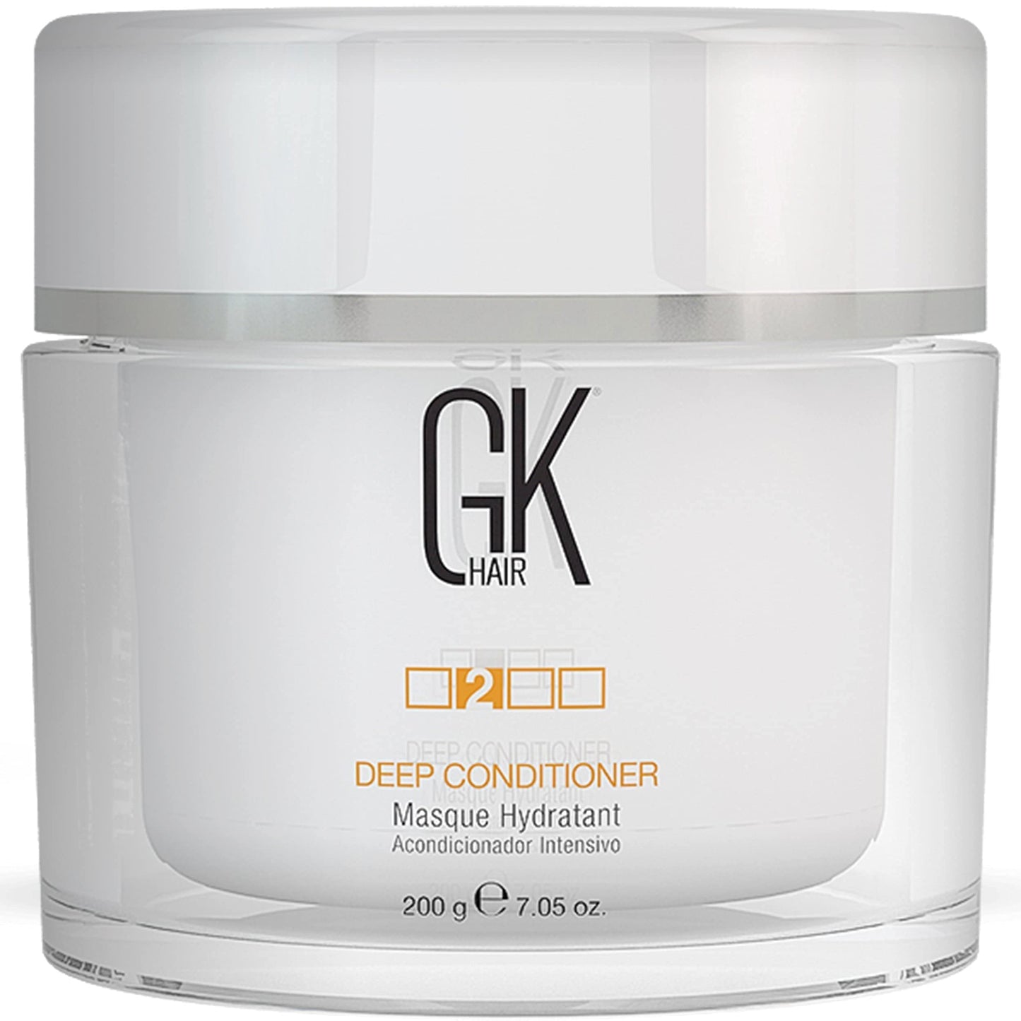 GK HAIR Global Keratin Deep Conditioner Masque 200g/7.5oz - Leave in Conditioner Spray (120ml/4 fl. oz) Hair Protection with Natural Oil