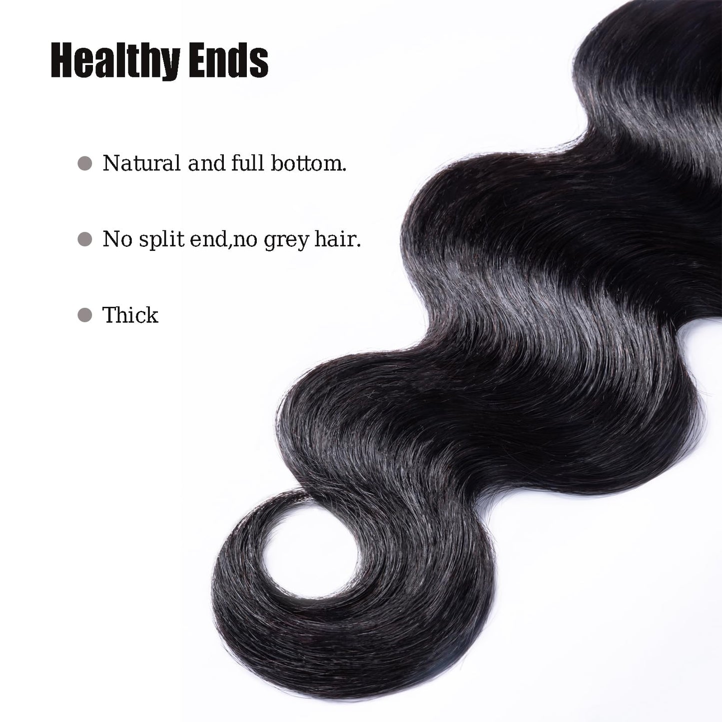 LYOLKSER human hair bundles body wave bundles human hair 1 bundle 22 inch 15A 100% unprocessed indian remy hair bundles for black women raw hair bundles for hair salon